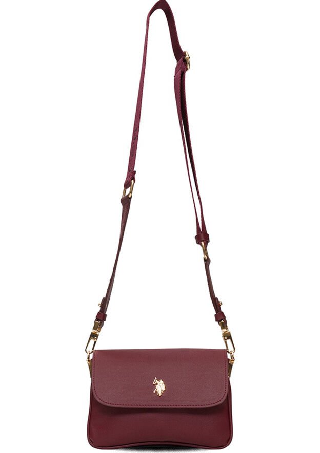 U.S. Polo Assn. Bordo Kadın Postacı Çantası