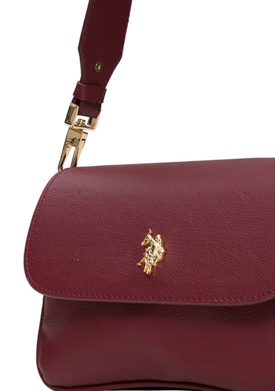 U.S. Polo Assn. Bordo Kadın Postacı Çantası