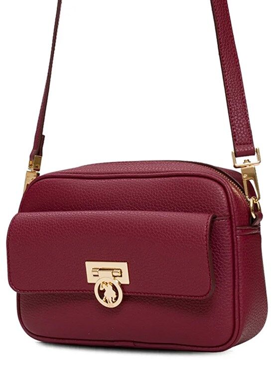 U.S. Polo Assn. Postacı Çantası Bordo