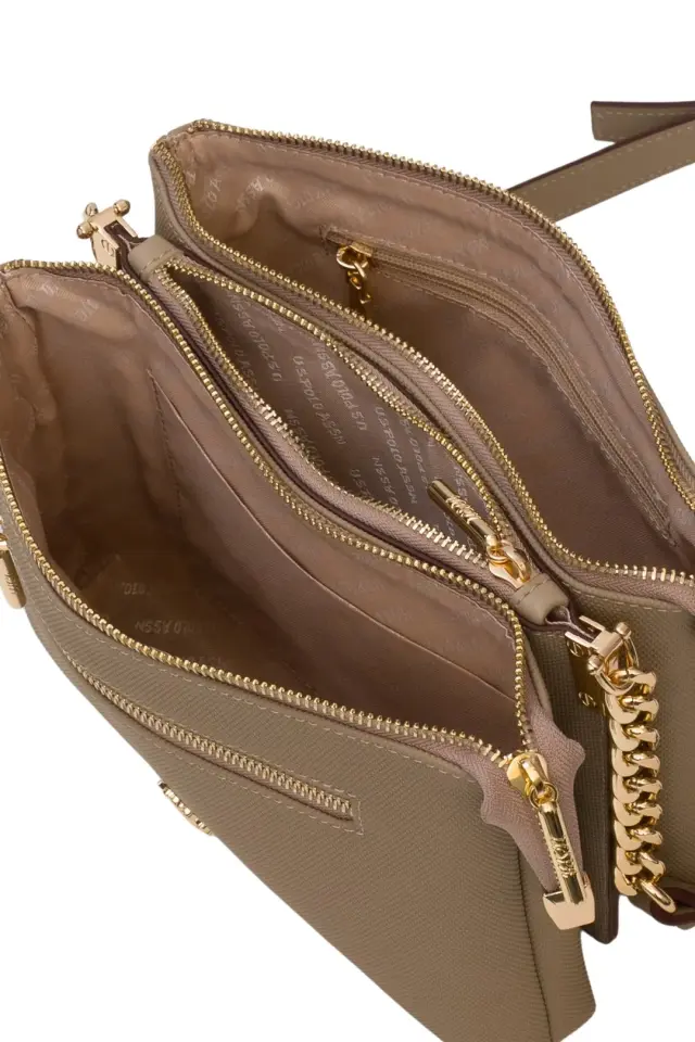 Us Polo Assn. Kadın Postacı Çantası Koyu Taş