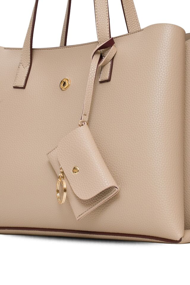 U.s. Polo Assn. Kadın Omuz Çantası Bej