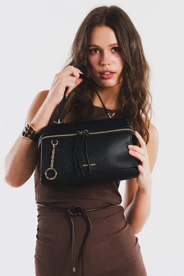 U.S. Polo Assn. Kadın Postacı Çantası Siyah