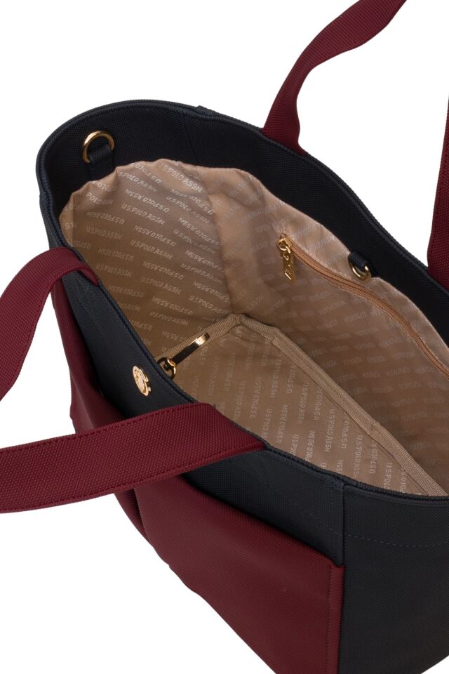 US Polo Assn.  Kadın Omuz Çantası Lacivert-Bordo