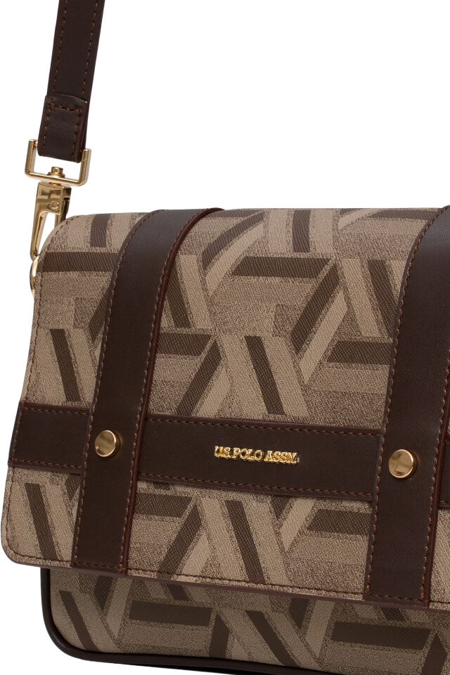 U.S. Polo Assn. Kadın Postacı Çantası Kahve