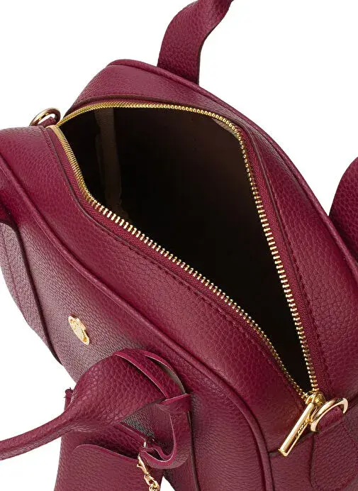 U.S. Polo Assn. Kadın Çapraz Çanta Bordo