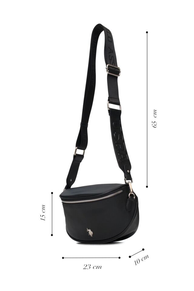 U.S. Polo Assn. Siyah Kadın Bel Çantası