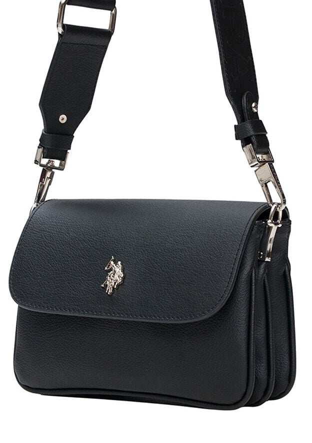 US POLO ASSN Kadın Siyah Çapraz Çanta